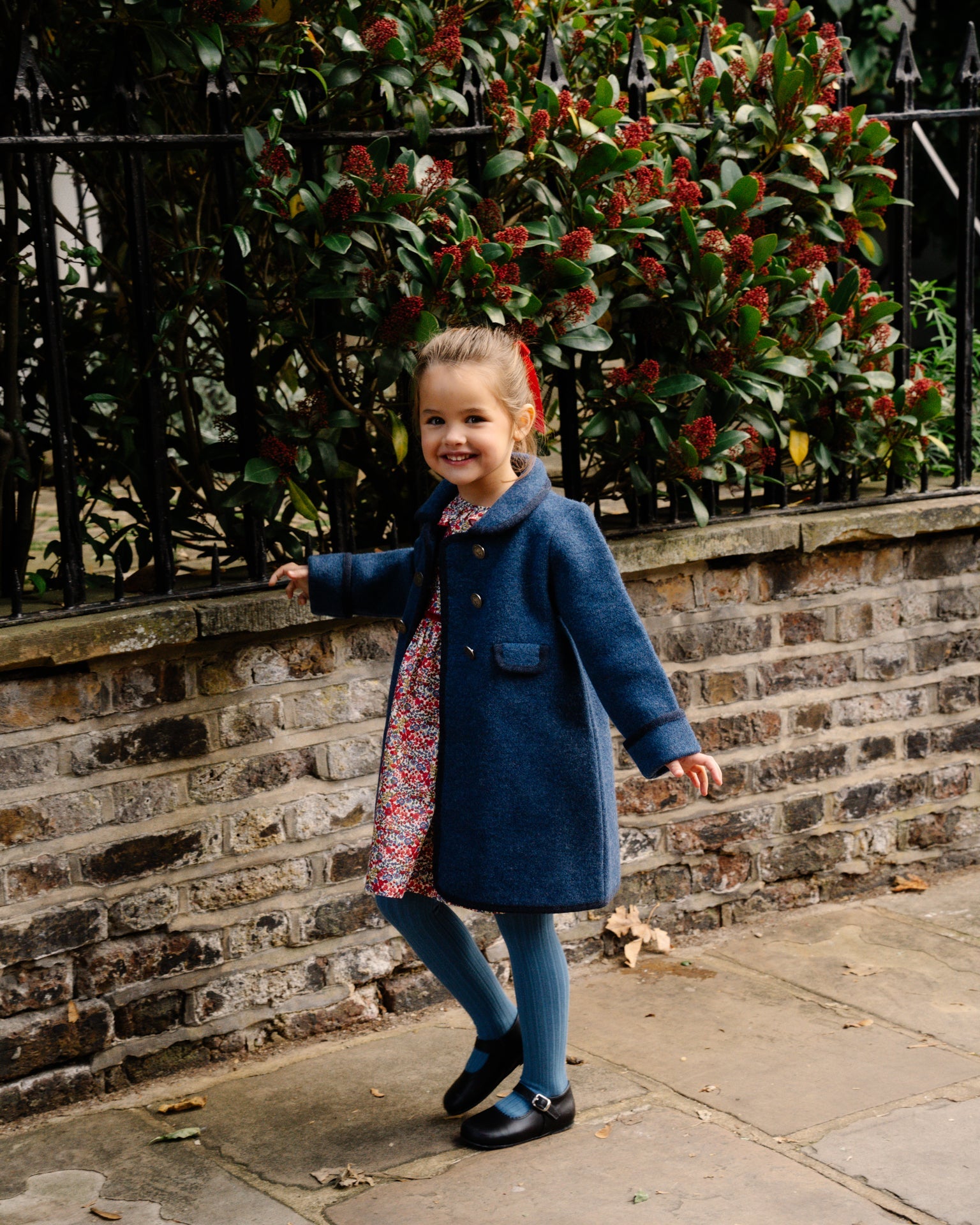 Razorbil - Girl Austrian wool Coat Blue