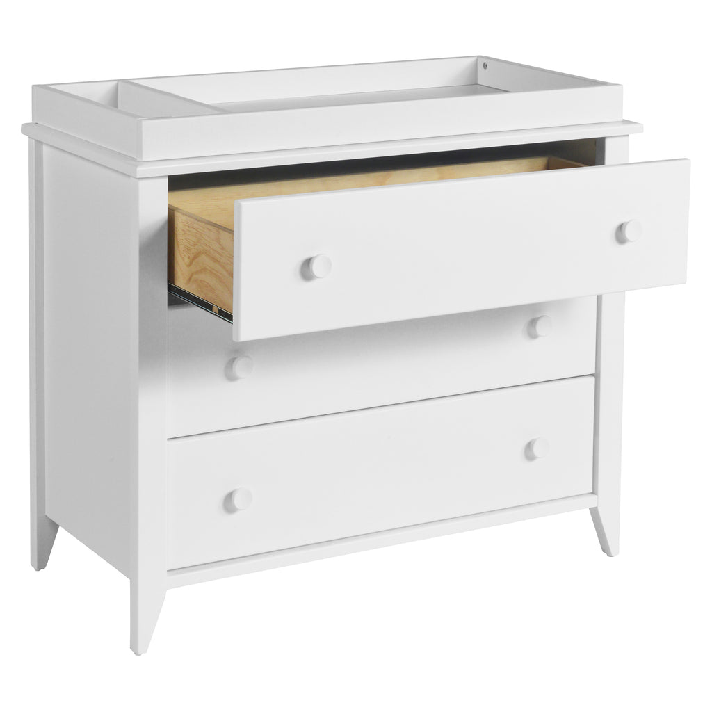 Sprout 3-Drawer Changer Dresser with Removable Changing Tray in White