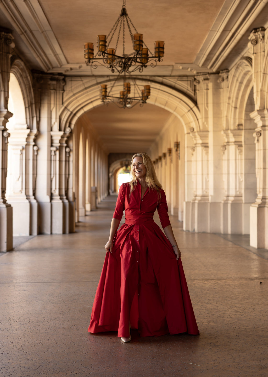 Effortlessly Elegant Gown in Red