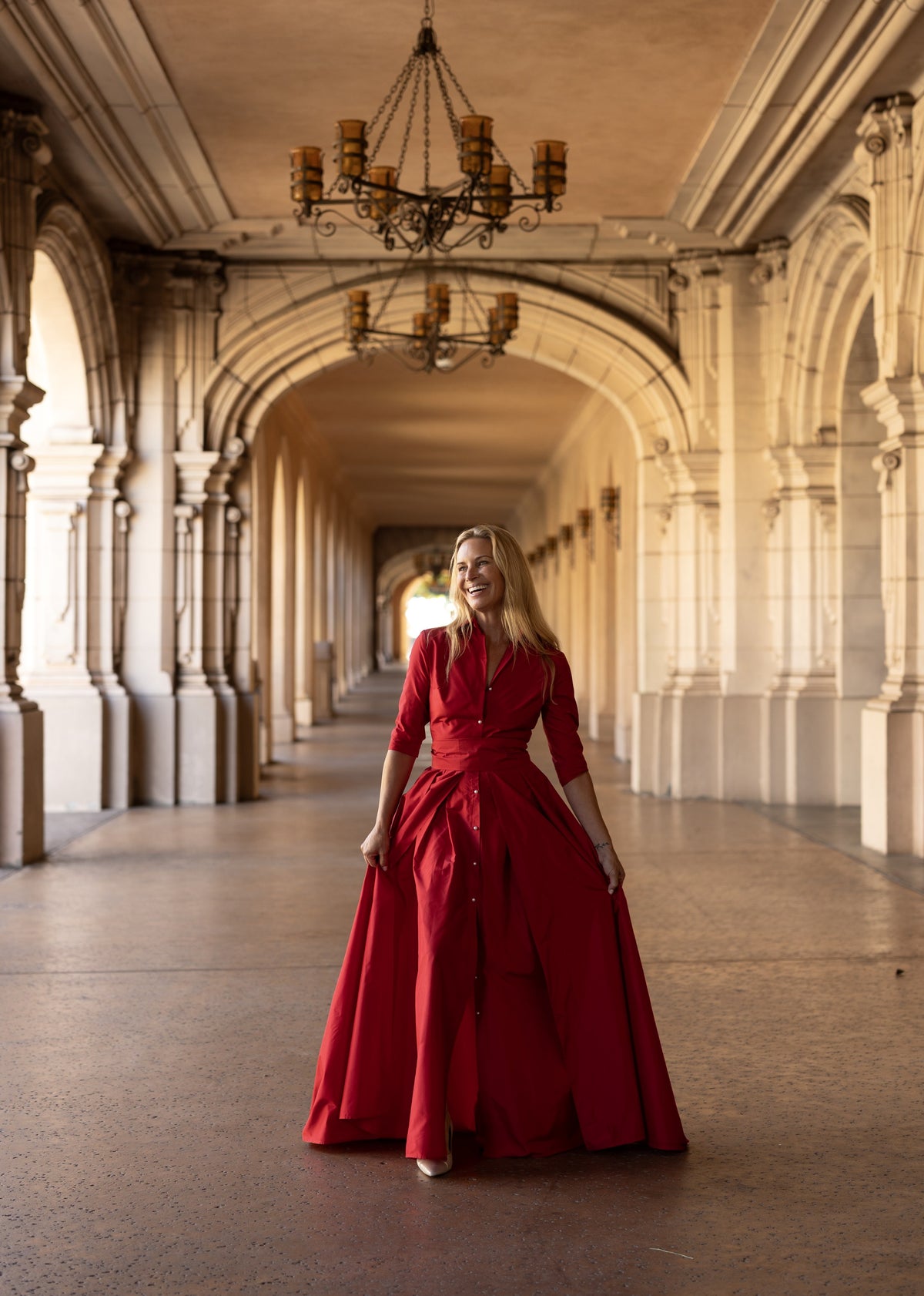 Effortlessly Elegant Gown in Red