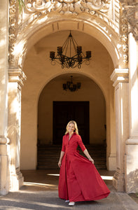 Effortlessly Elegant Gown in Red