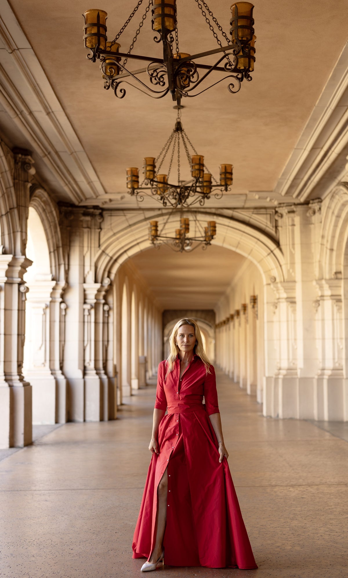 Effortlessly Elegant Gown in Red