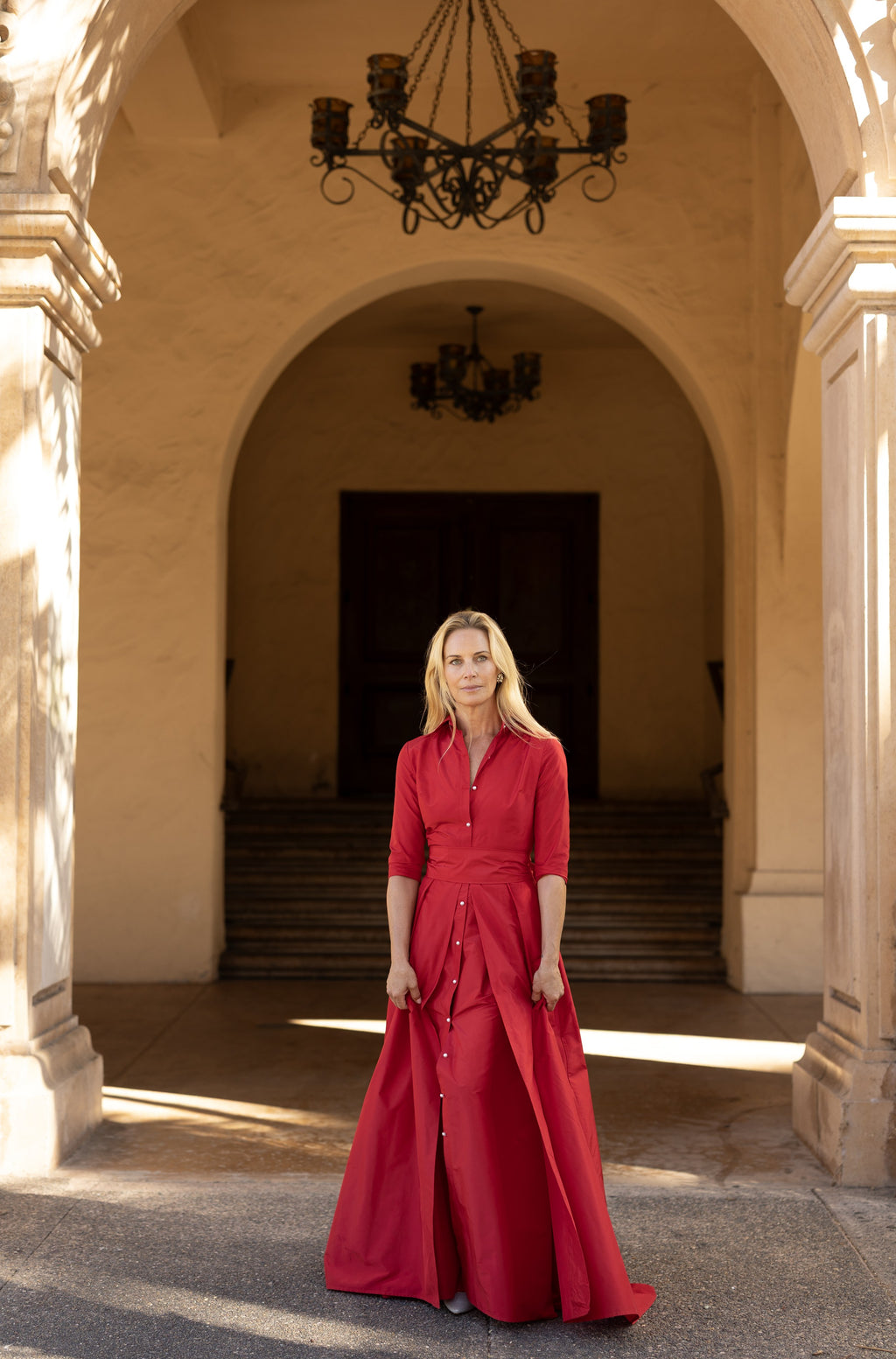 Effortlessly Elegant Gown in Red