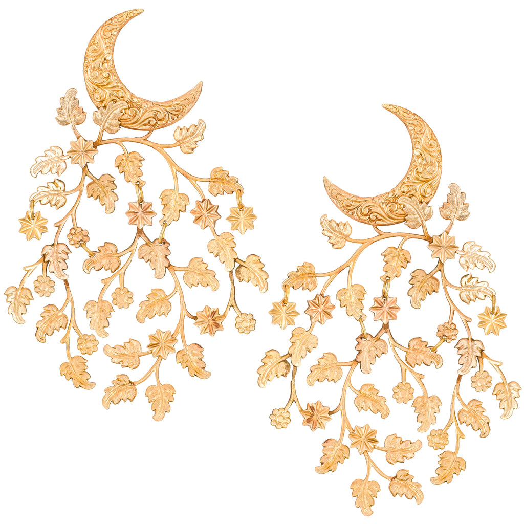 Woven in Moonlight Earrings