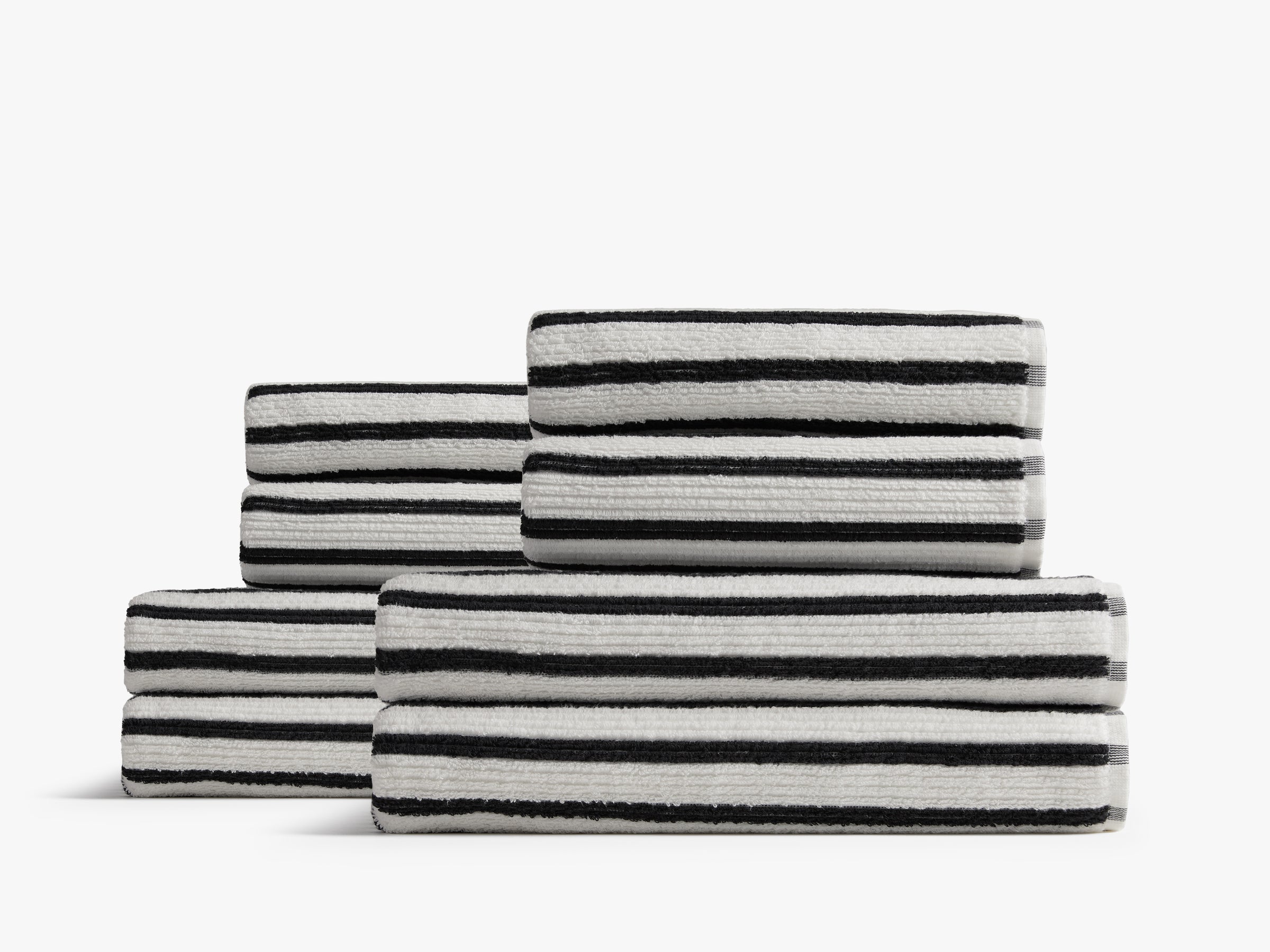 4 Bath + 4 Hand Towel Bundle