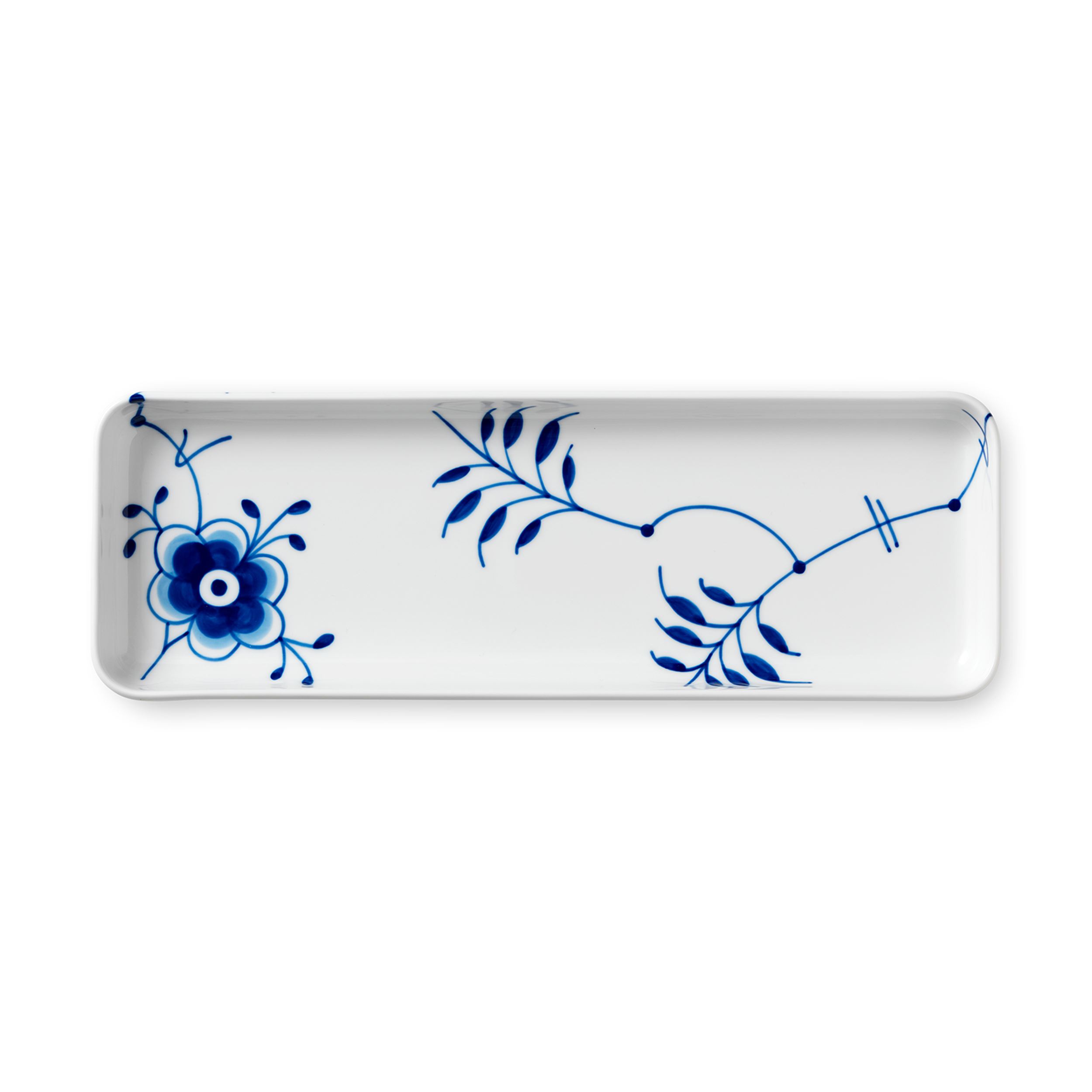 Blue Fluted Mega Serving Dish, 36 CM