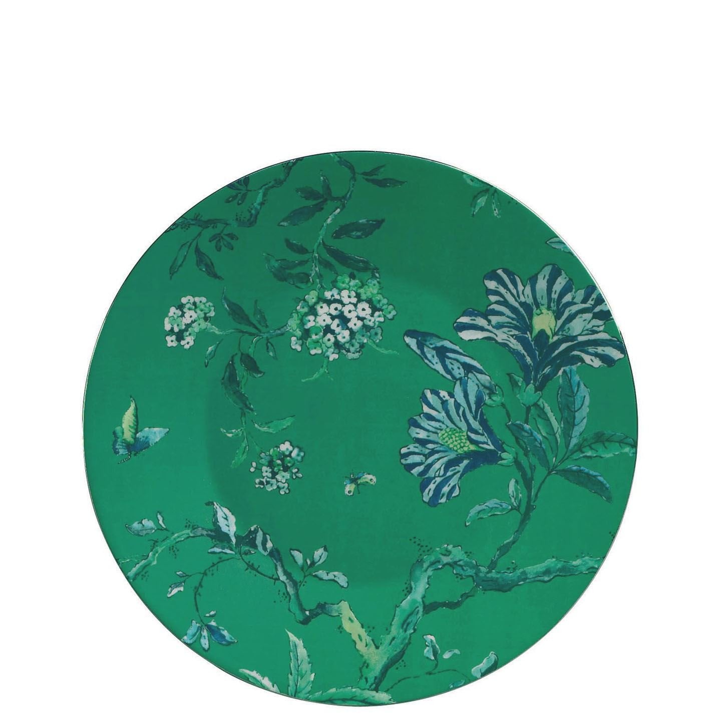 Chinoiserie Green Salad Plate