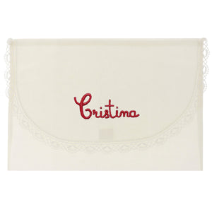 Camarinas Travel Set Name in Red