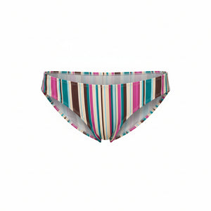 The Classic Bikini Bottom in Retro Stripe
