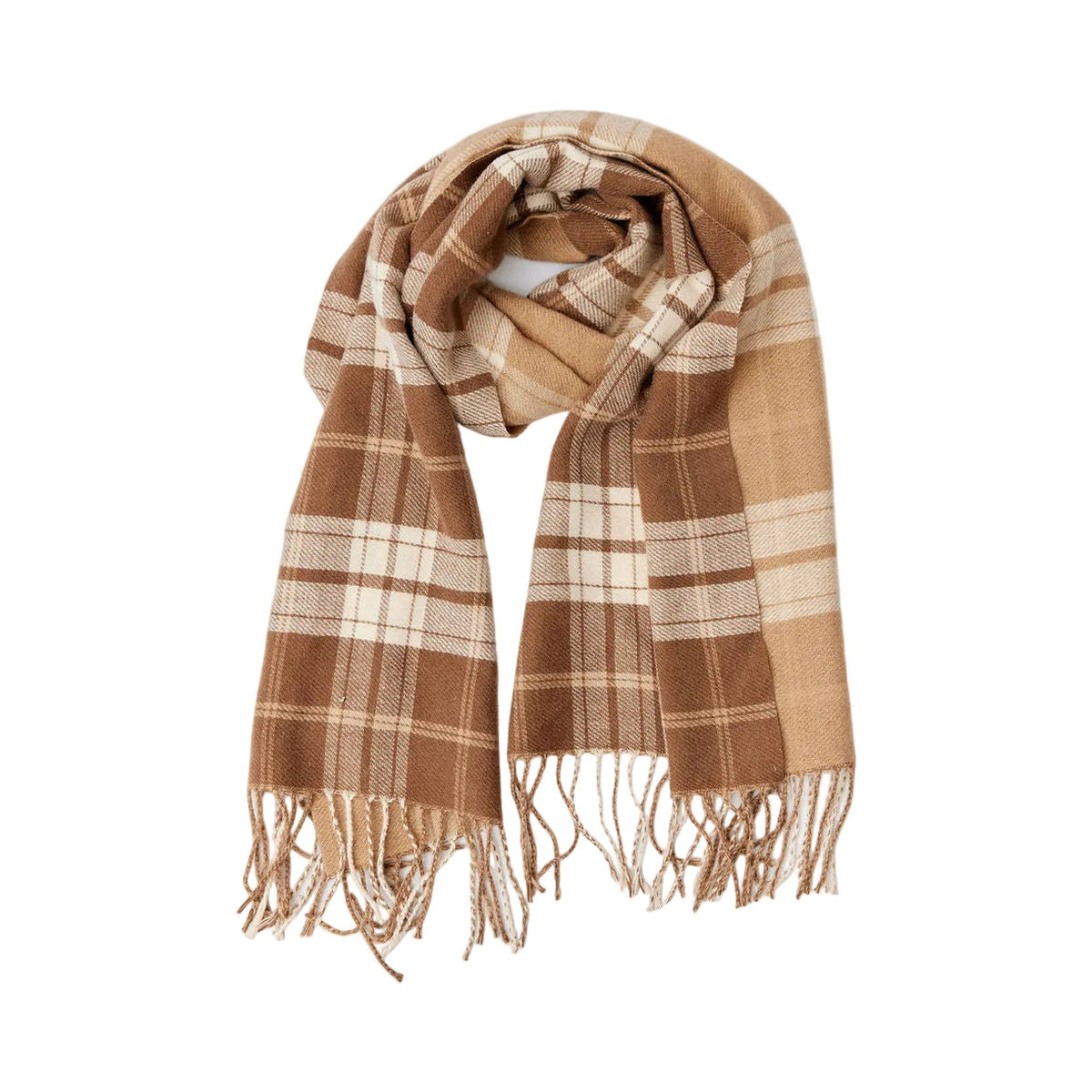 Reversible Plaid Scarf