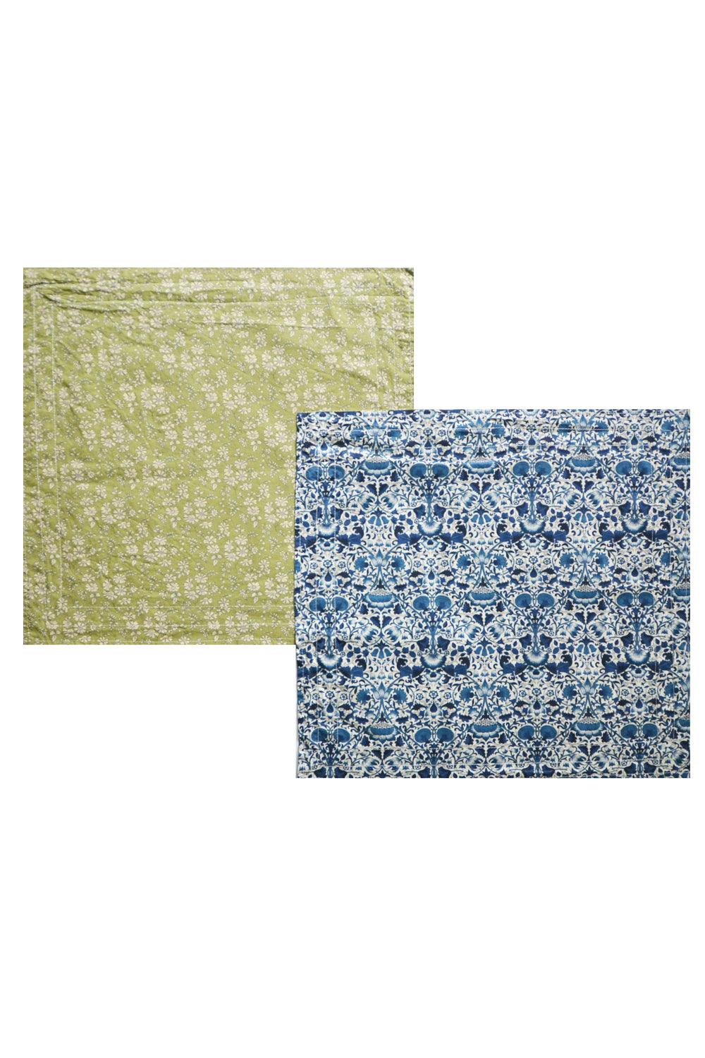 Reversible Stitch Napkin Set made with Liberty Fabric LODDEN & CAPEL - Coco & Wolf