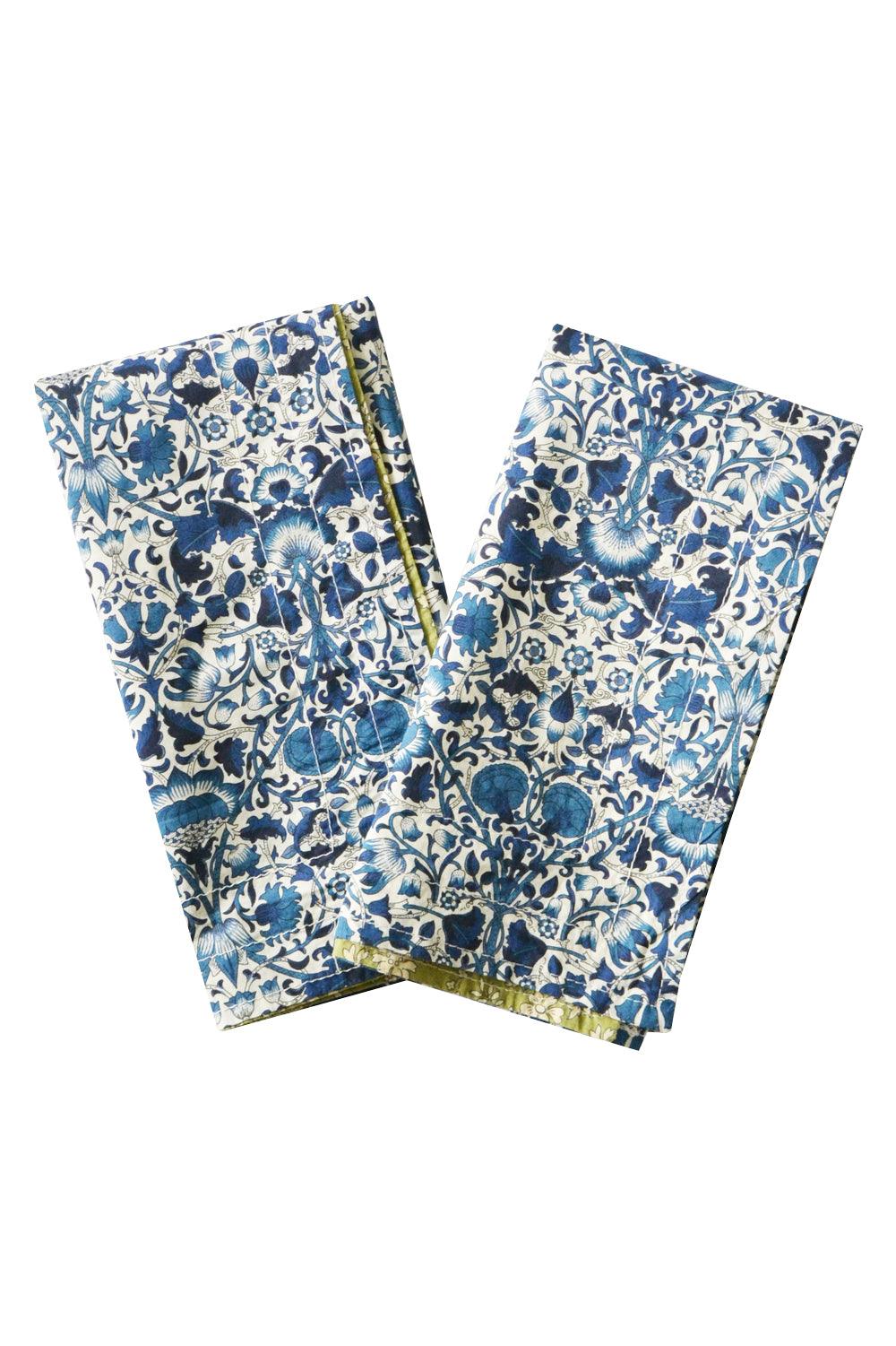 Reversible Stitch Napkin Set made with Liberty Fabric LODDEN & CAPEL - Coco & Wolf