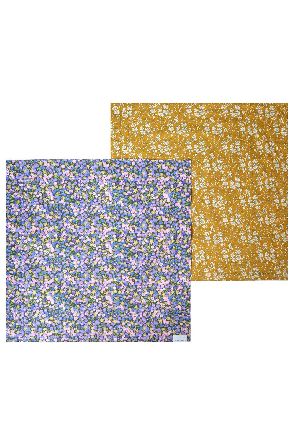 Reversible Stitch Napkin Set made with Liberty Fabric WILTSHIRE STAR & CAPEL - Coco & Wolf