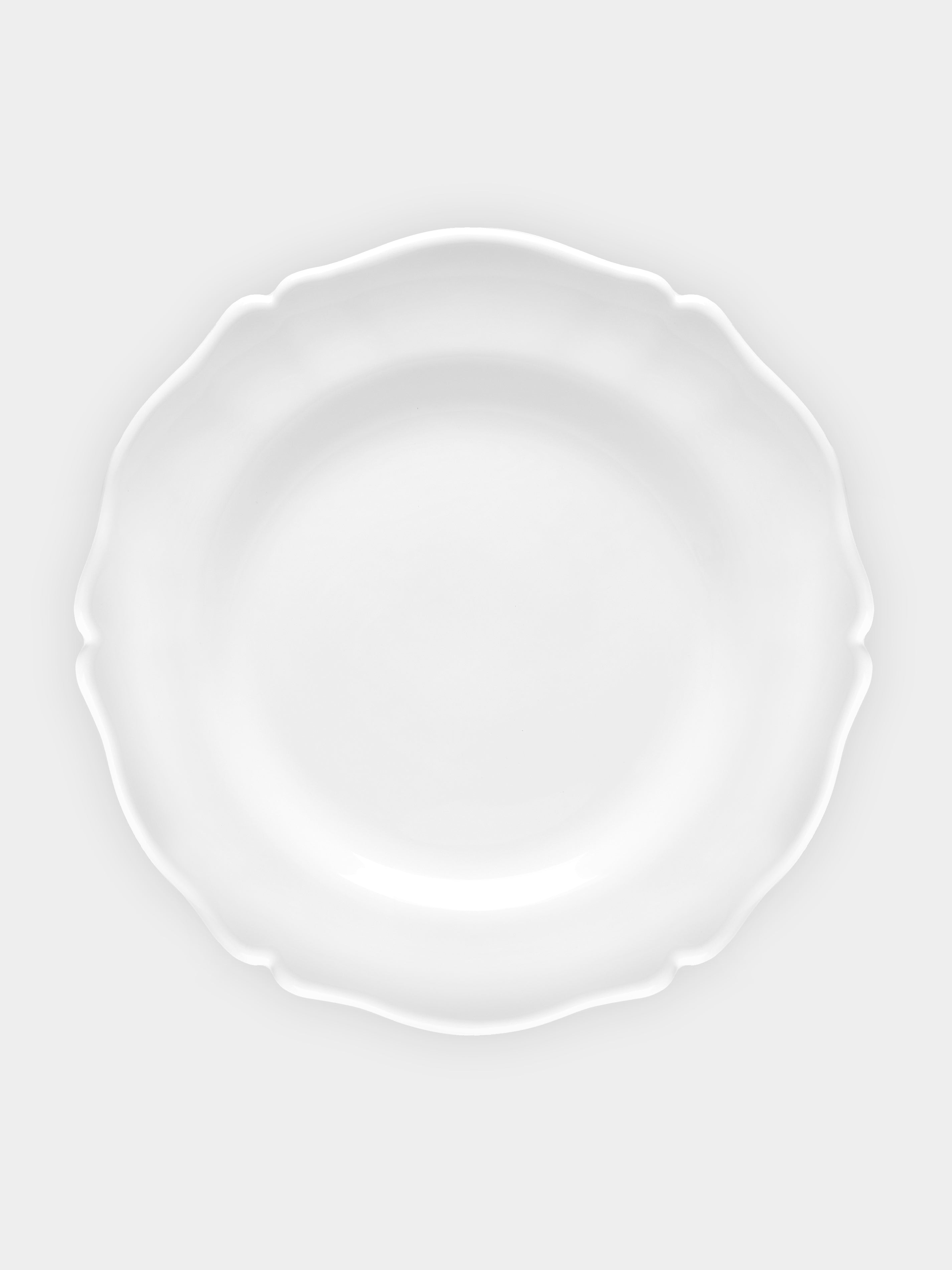 Bourg-Joly Malicorne Festons Ceramic Round Serving Dish