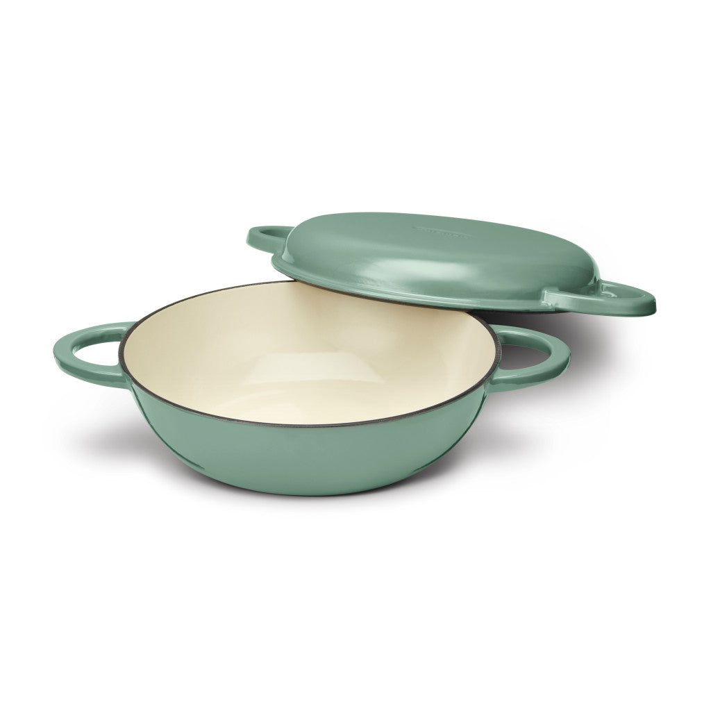 Chef’s Classic® Enameled 2-in-1 Cast Iron Multipurpose Set in Sage