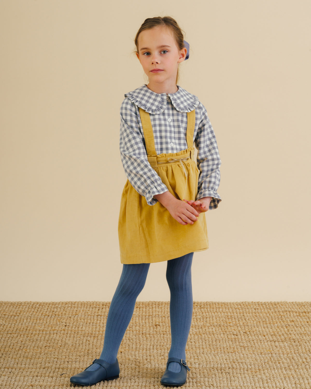 Ribbed Tights Blue France