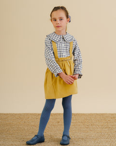 Ribbed Tights Blue France