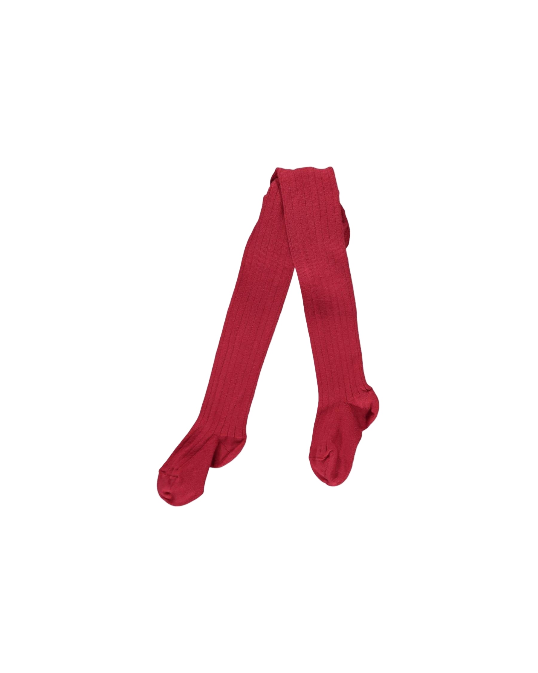 Ribbed Tights Cherry