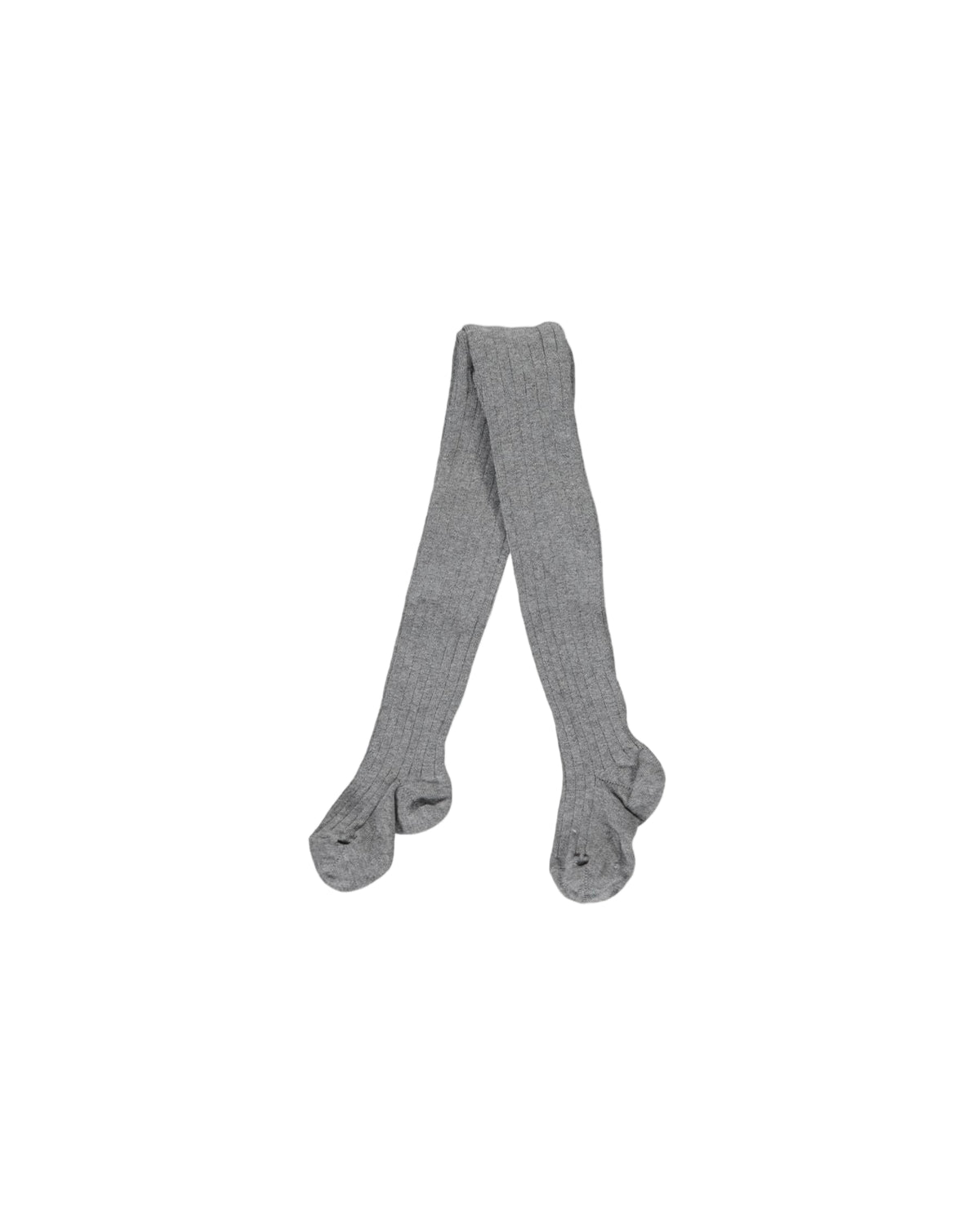 Ribbed Tights  Light Grey