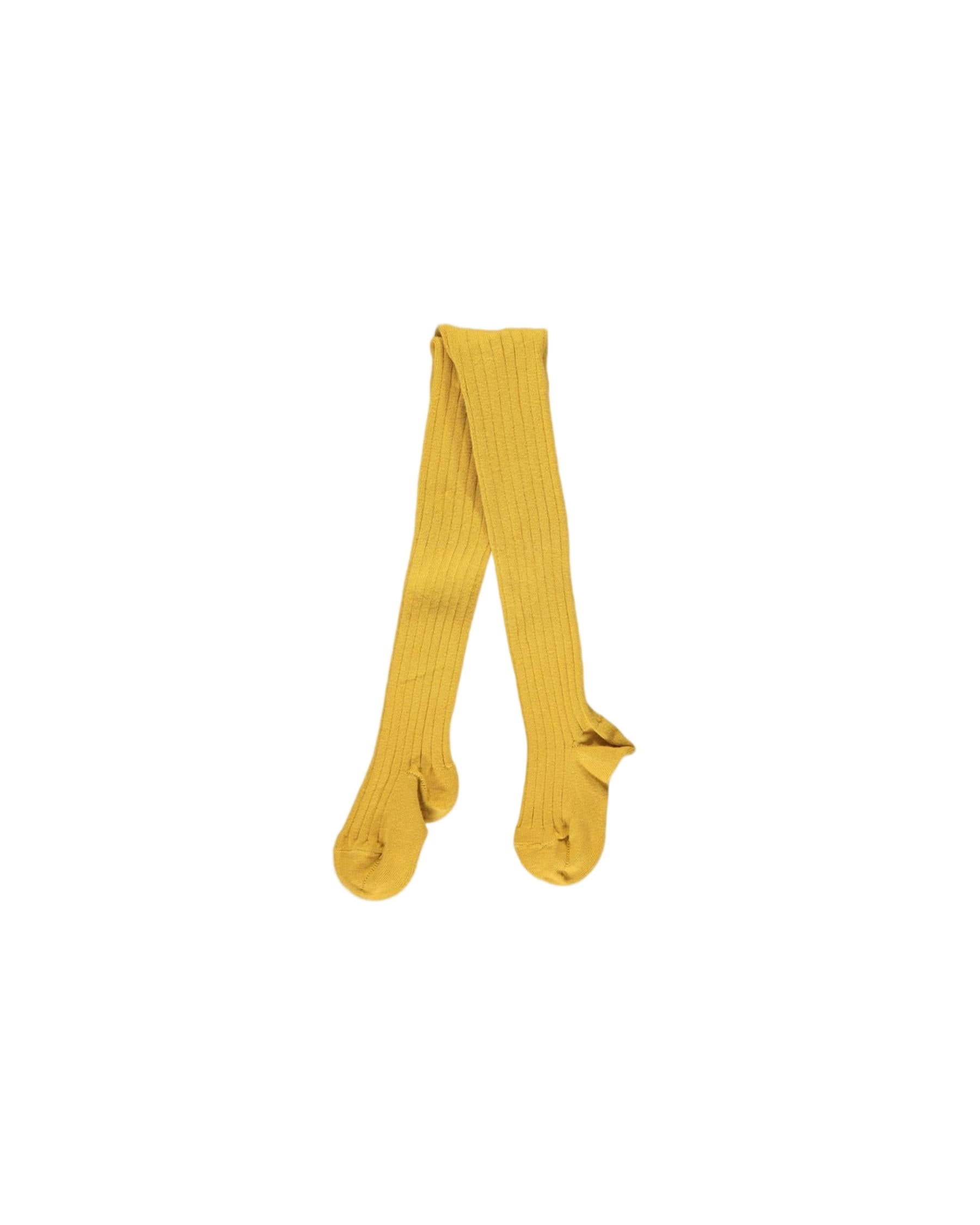 Ribbed Tights  Mustard