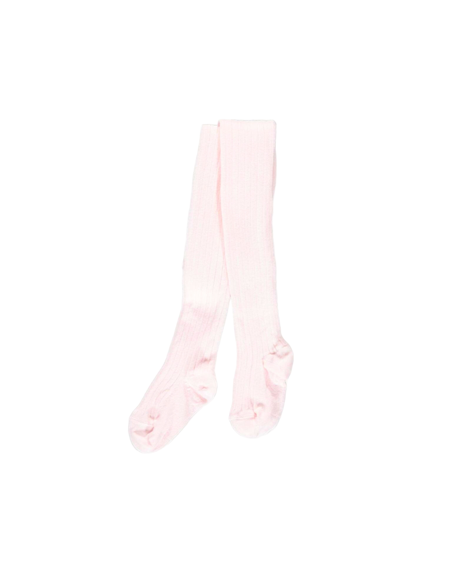 Ribbed Tights  Baby Pink