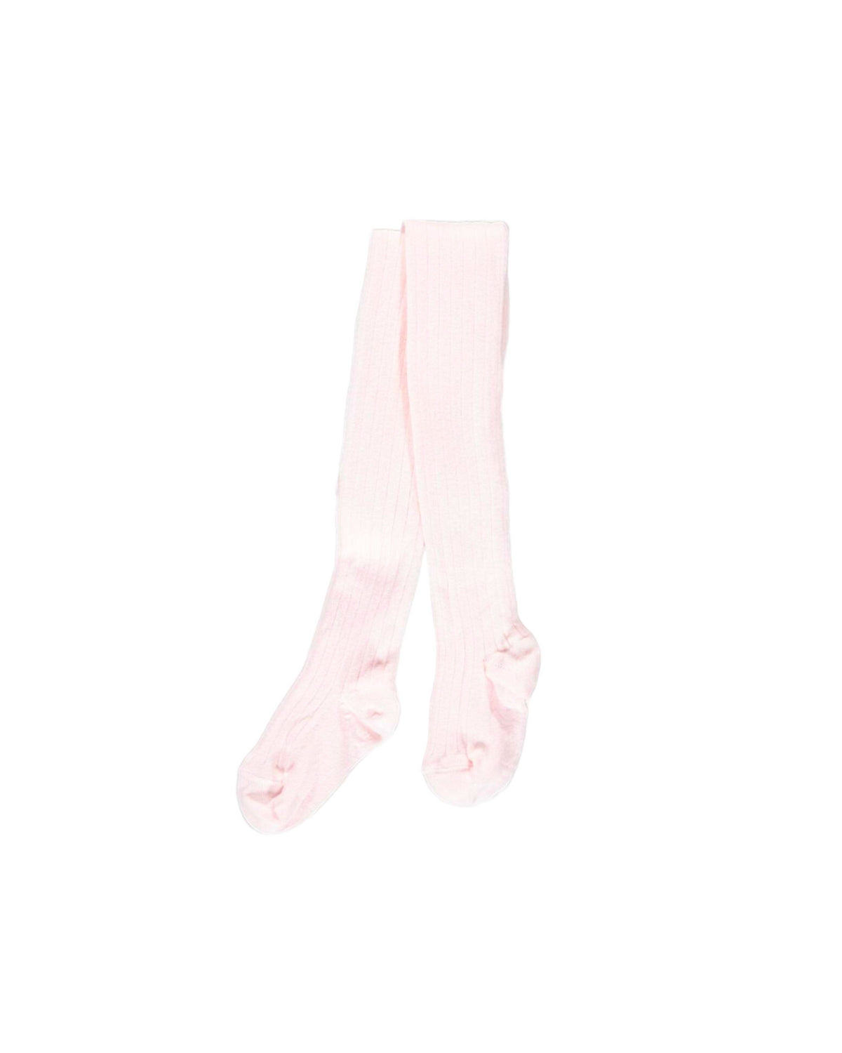 Ribbed Tights  Baby Pink