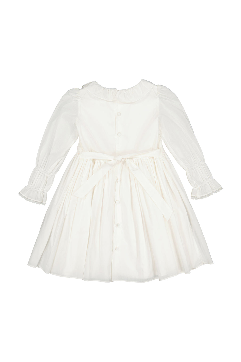 Marie Antoinette White Smocked Dress