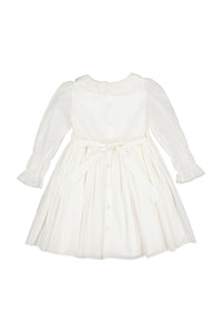 Marie Antoinette White Smocked Dress