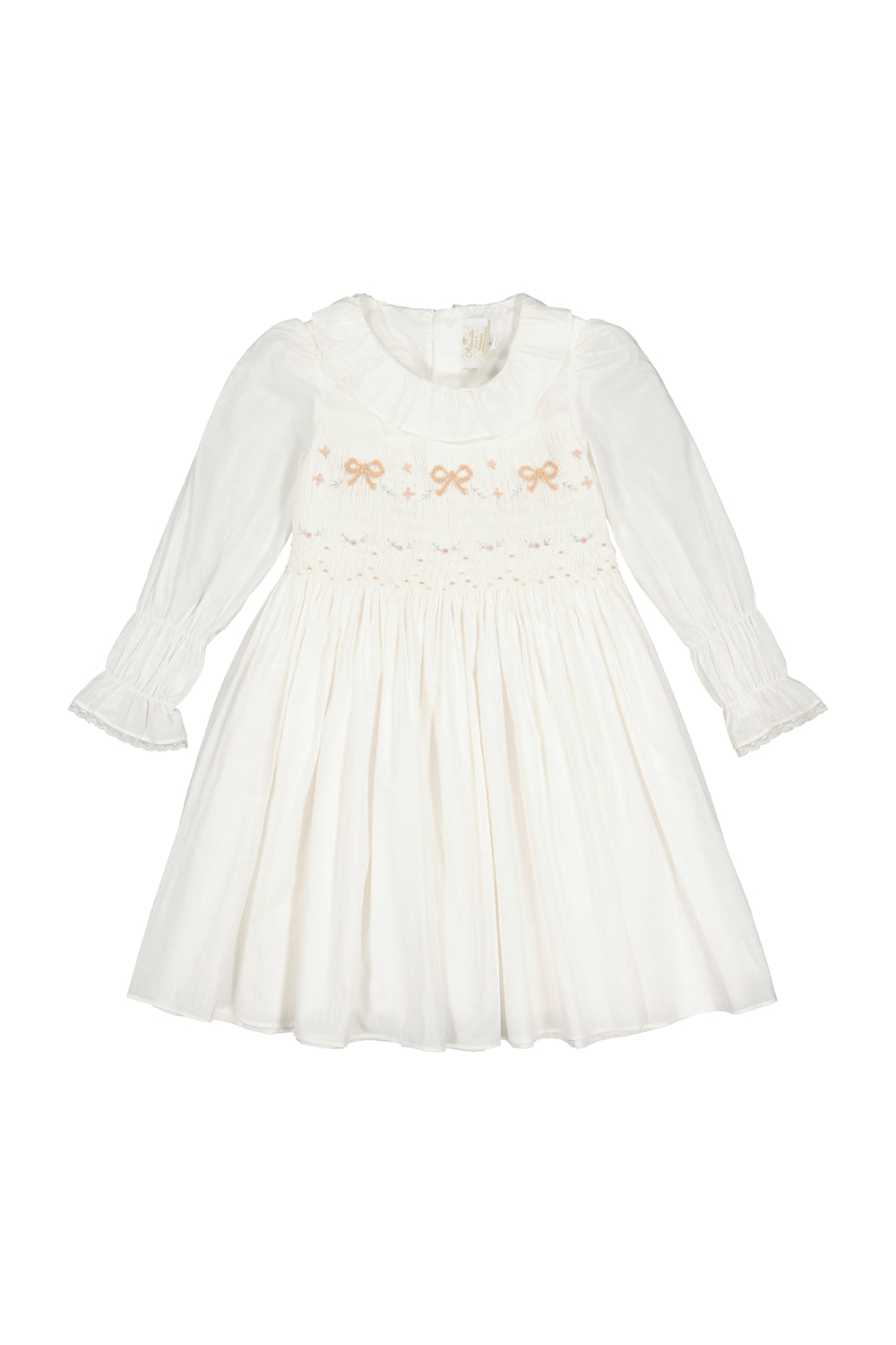 Marie Antoinette White Smocked Dress