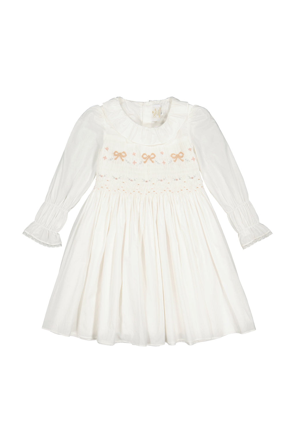 Marie Antoinette White Smocked Dress
