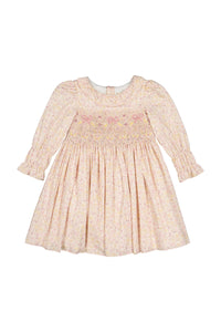 Marie Antoinette Floral Smocked Dress
