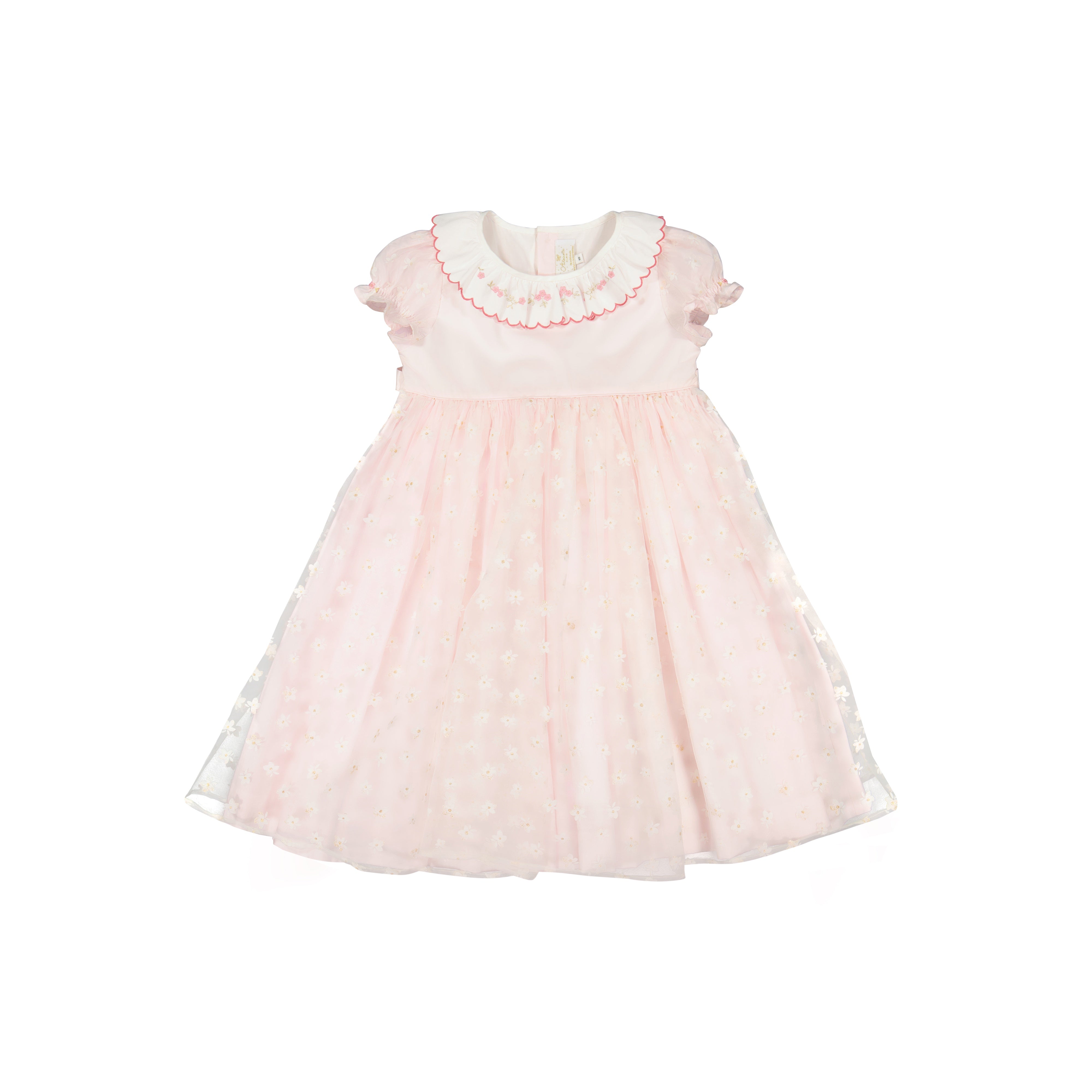 Cordelia Pink Sleeveless Empire Dress