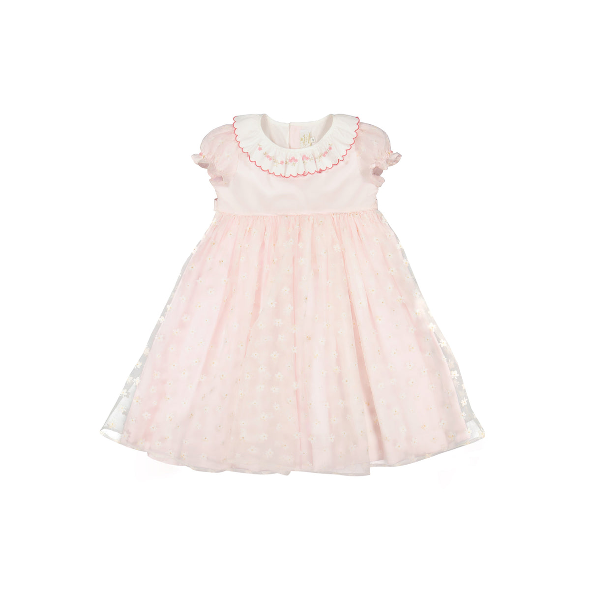 Cordelia Pink Sleeveless Empire Dress