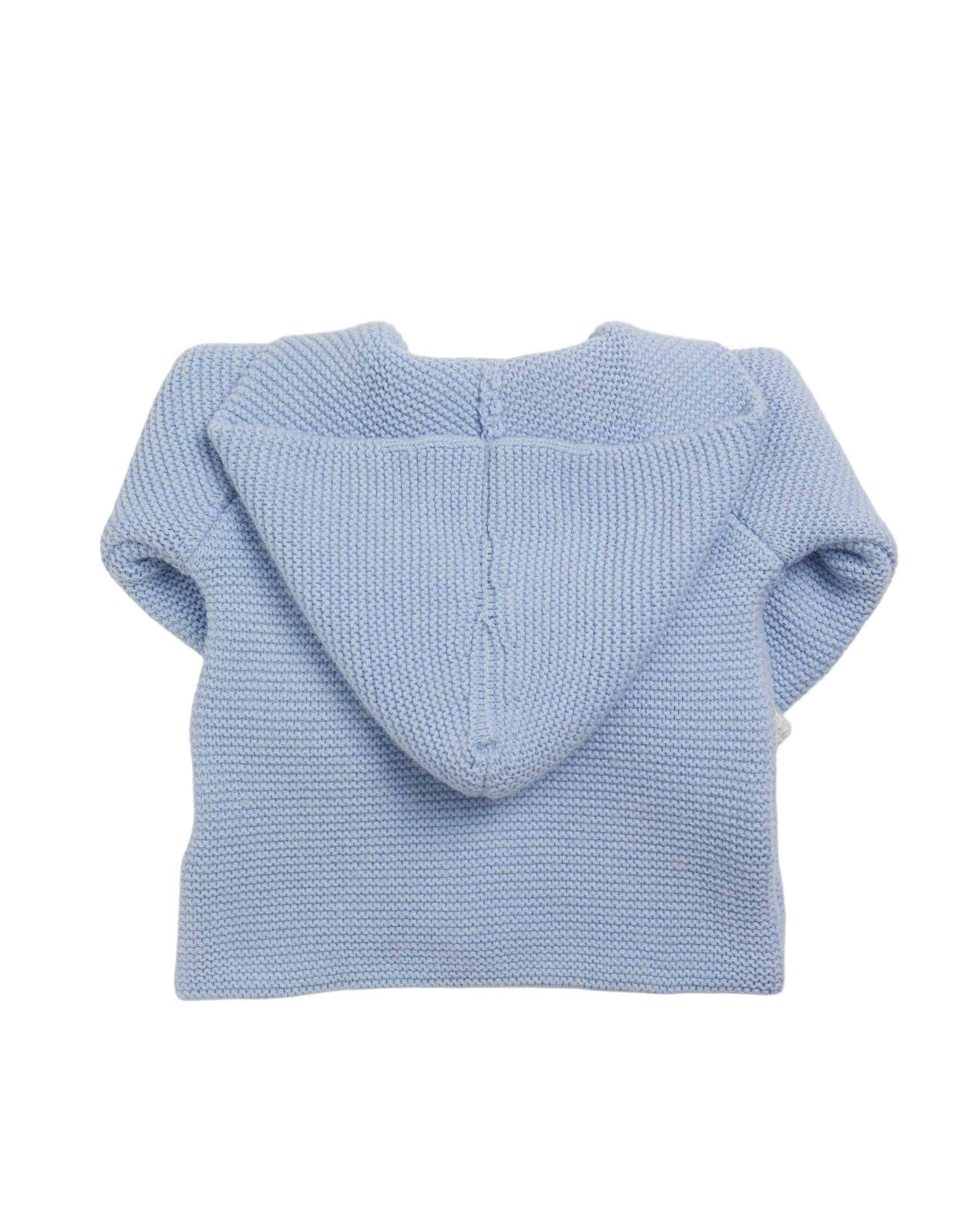 Robin Knitted Jacket in Dusty Blue