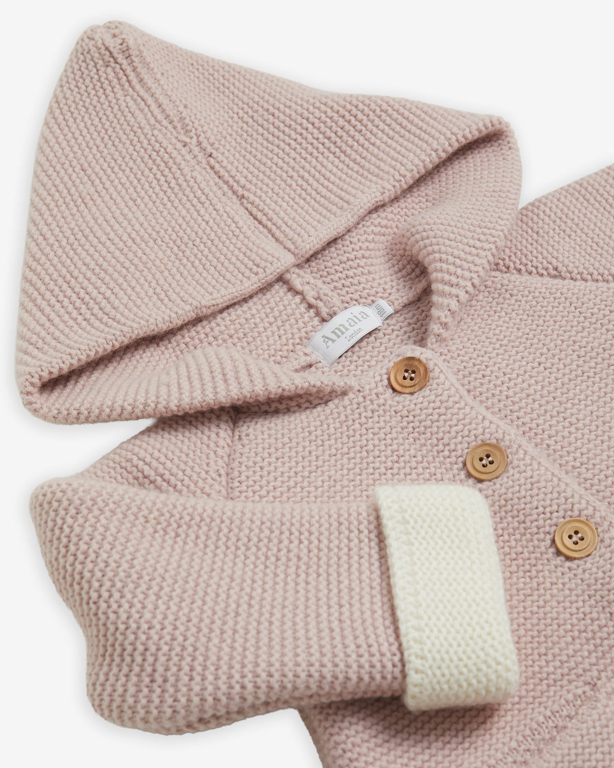 Robin Knitted Jacket in Dusty Pink