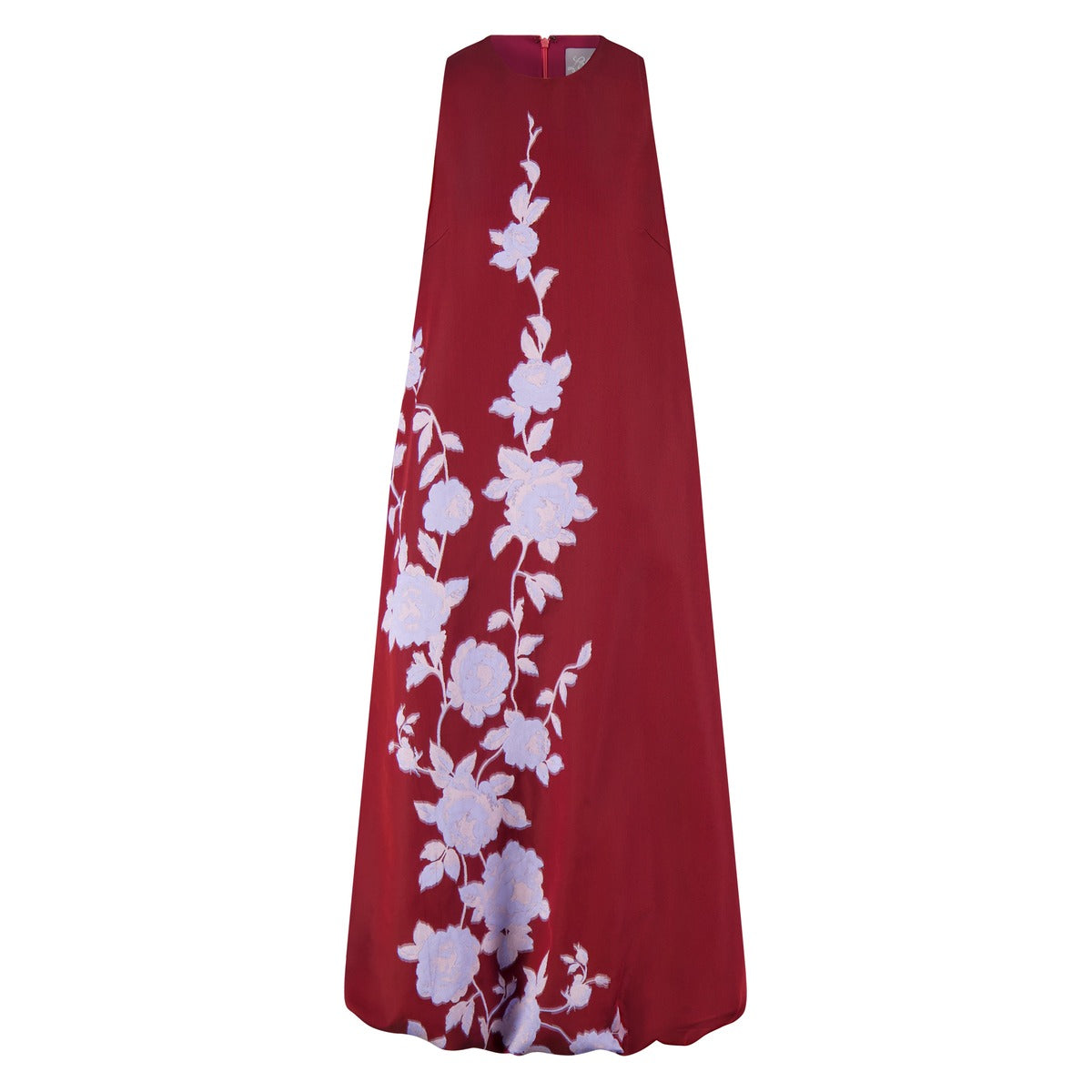 rose-fil-coupe-bubble-hem-dress-in-oxblood-lavender