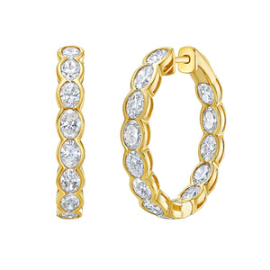 Rosette Hoops - Jewelry - RUCHI New York