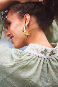 Ivy Blouse - Light Green Tops - Blouse OVER THE MOON 