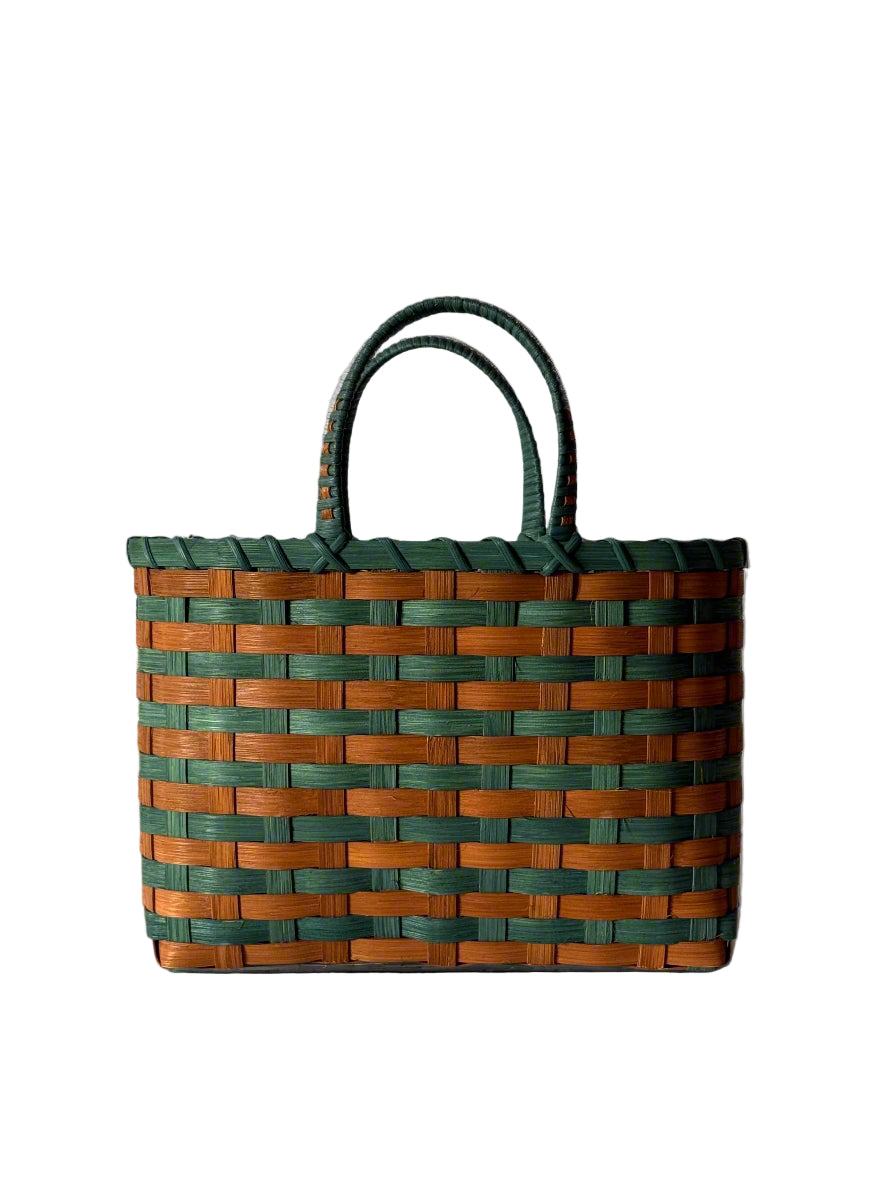 Retro-Travel Tote in Royal Pine