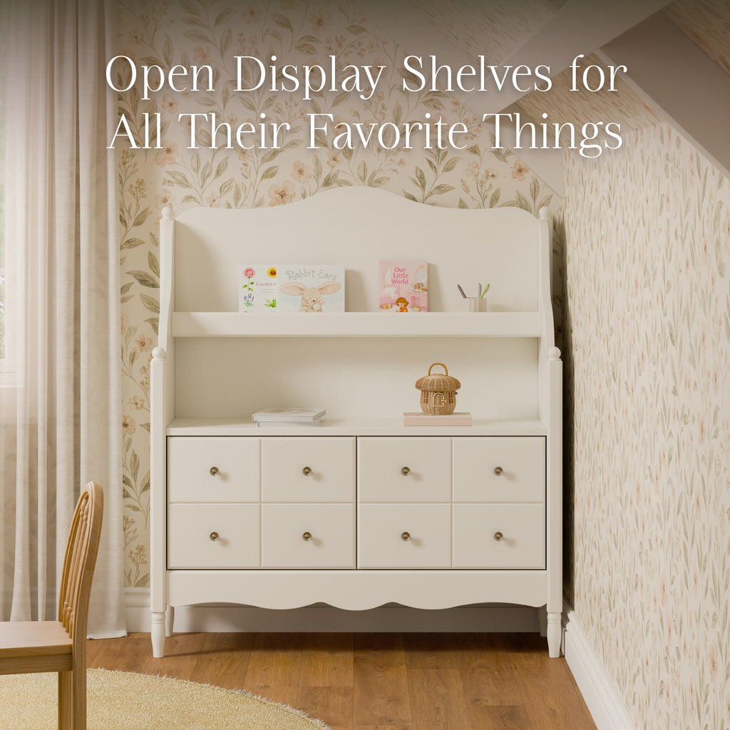 Liberty Library Hutch in Warm White