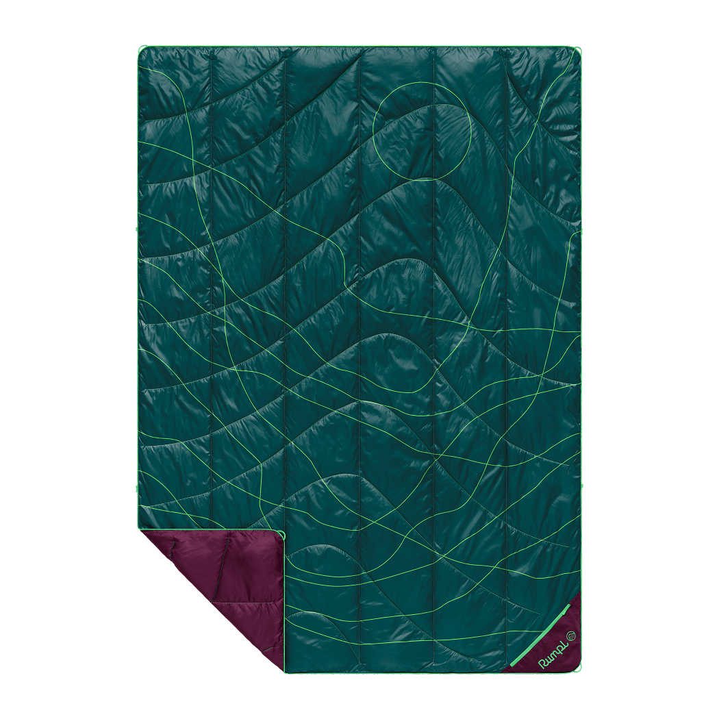 Backcountry Puffy Blanket; Color: Trace Valley Moss Trace Valley Moss