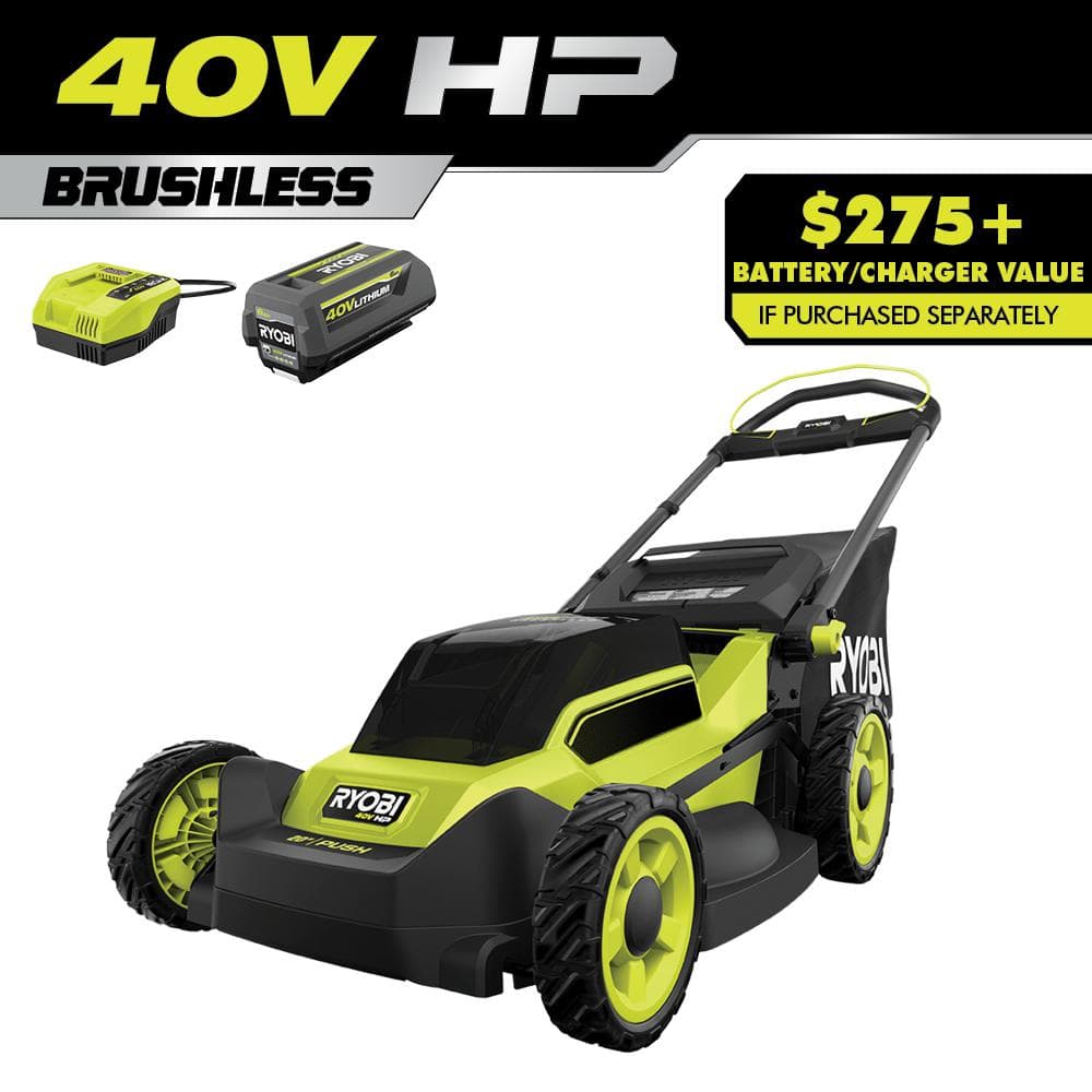 40V HP Brushless 20 in. Cordless Battery Walk Behind Push Mower