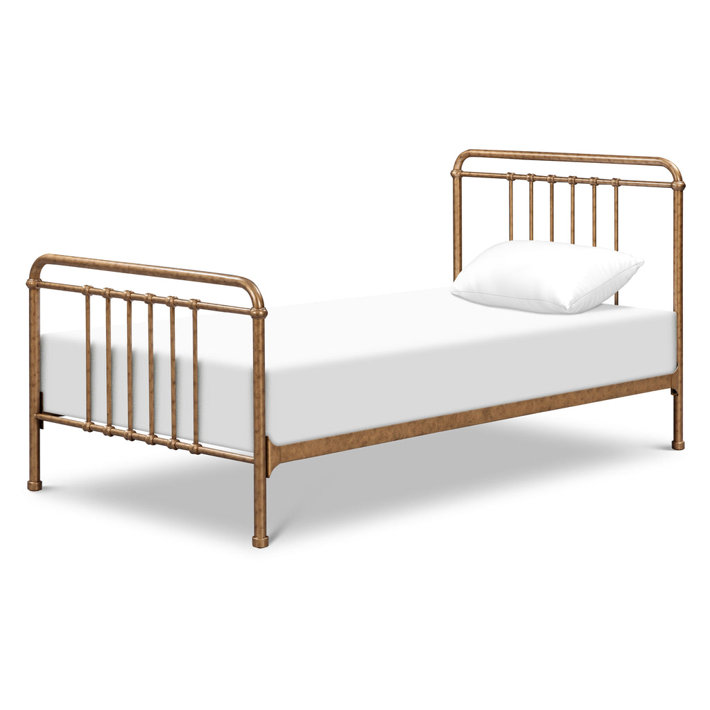 Winston Twin Bed in Vintage Gold