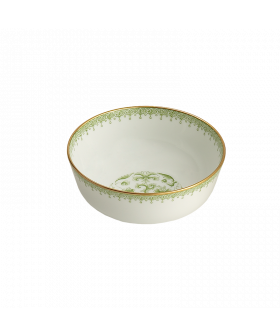 APPLE GREEN LACE DESSERT BOWL