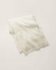 Cable Cashmere Throw Blanket in Cream