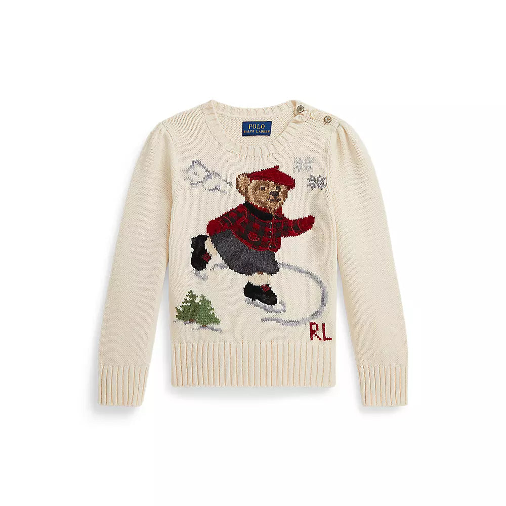 Polo Bear Holiday Crewneck Sweater
