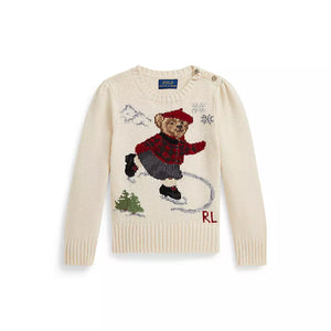 Polo Bear Holiday Crewneck Sweater