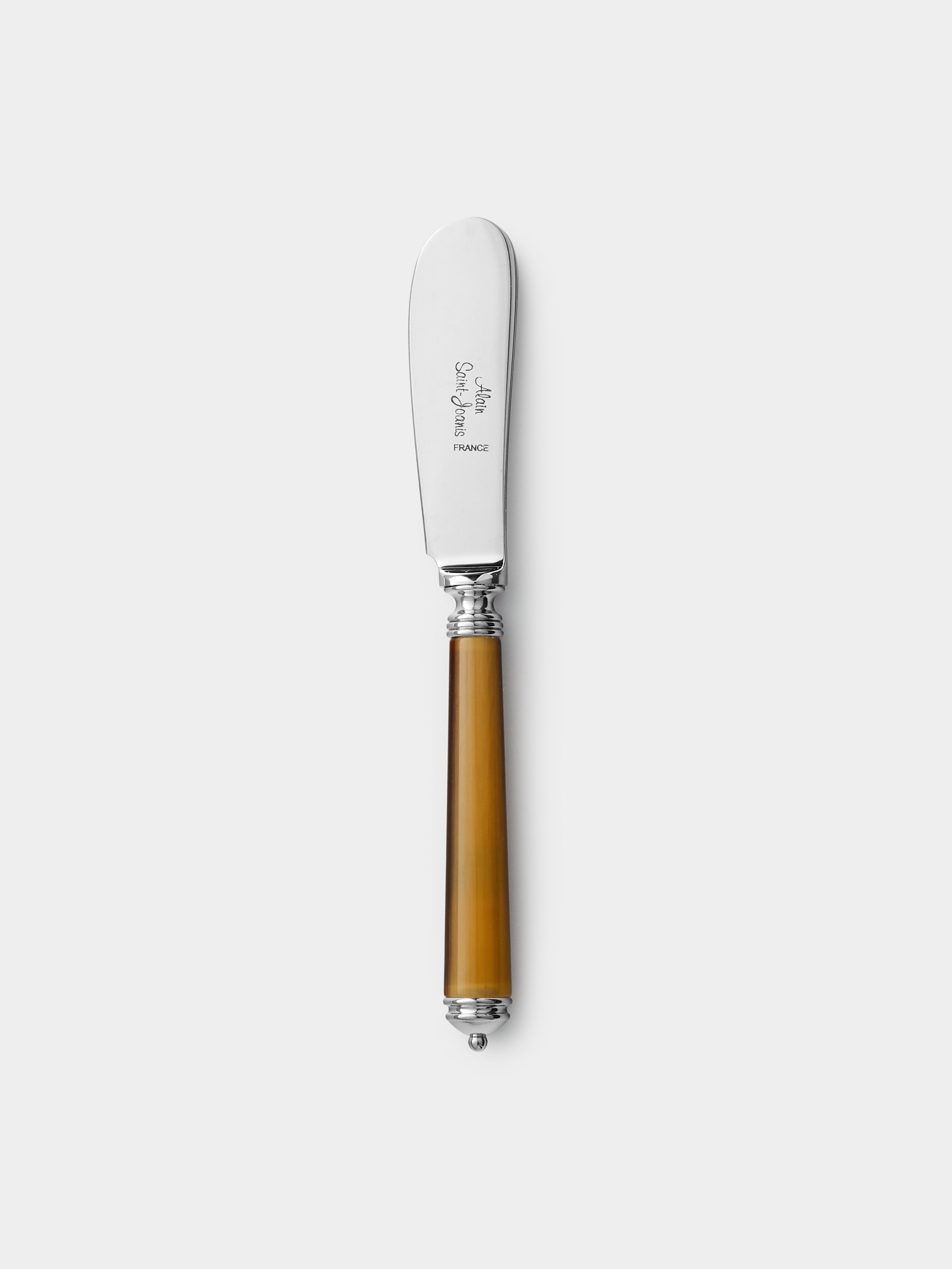 Alain Saint-Joanis Marbella Dark Horn Resin Butter Spreader