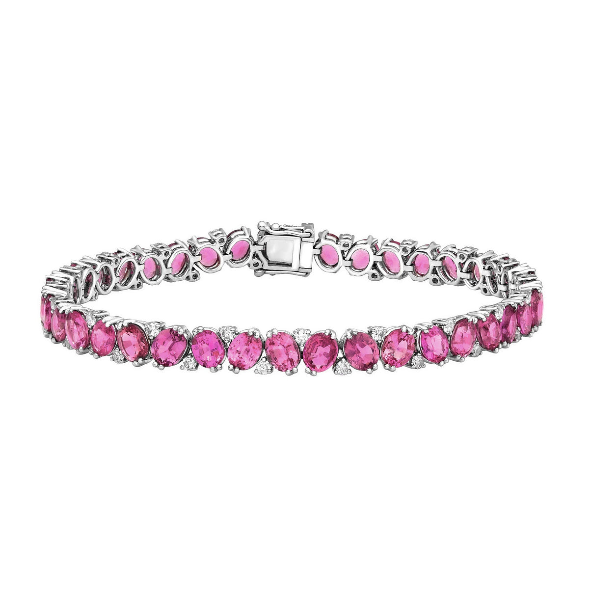 Sakura Pink Sapphire Bracelet - Jewelry - RUCHI New York