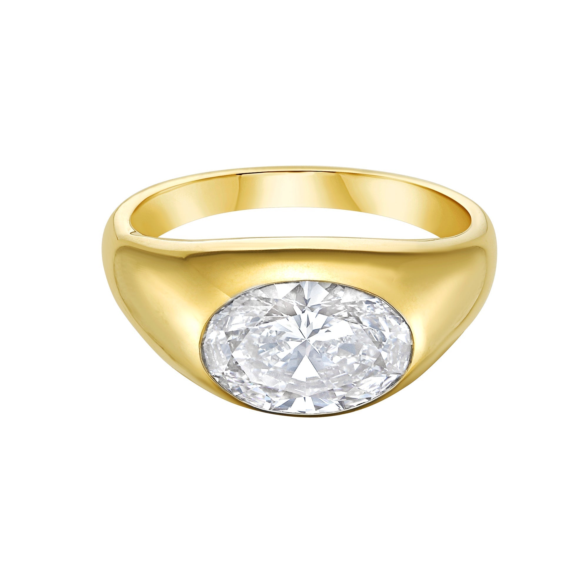 Santina Diamond Solitaire Ring - Jewelry - RUCHI New York